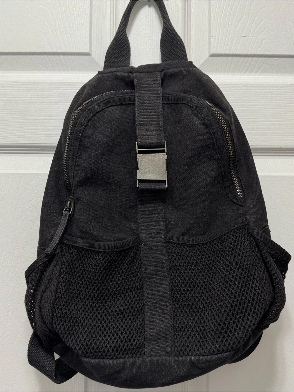 Free People |  Moab Canvas Backpack Black
